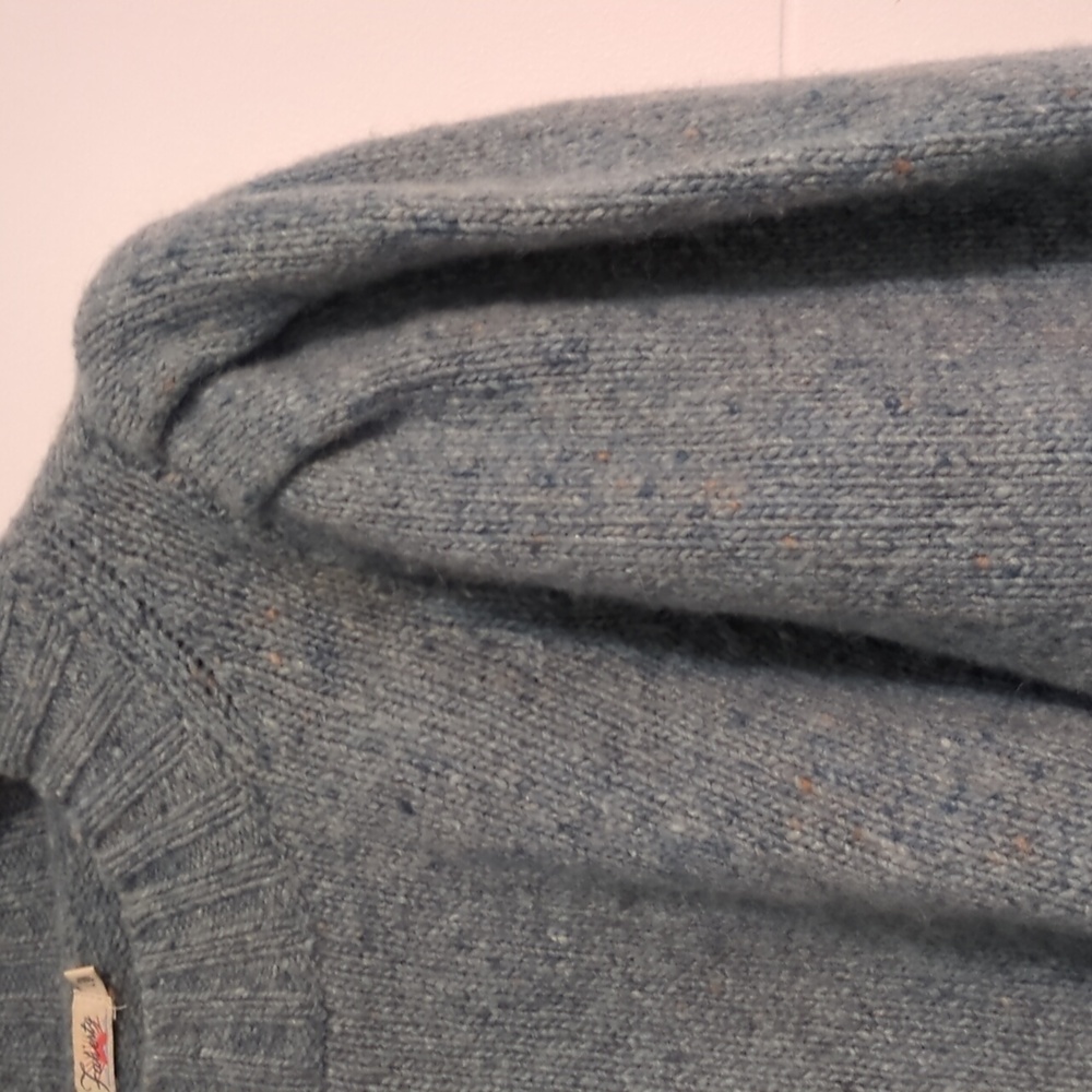 Faherty Women's Crew Neck Sweater in Light Gray - Picture 10 of 15